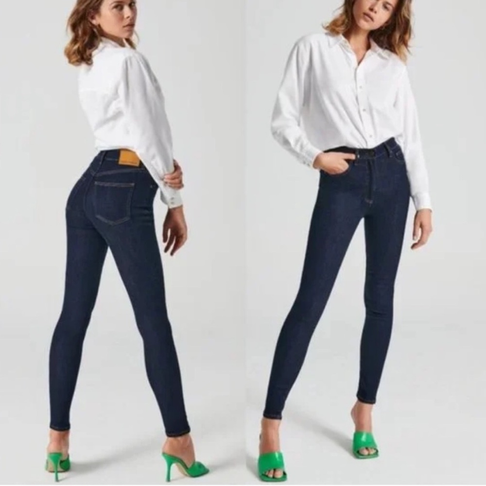 Denim Forum Lola High-Rise Skinny Jeans